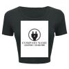 Ladies' Poly-Cotton Crop T-Shirt Thumbnail