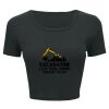 Ladies' Poly-Cotton Crop T-Shirt Thumbnail