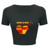Ladies' Poly-Cotton Crop T-Shirt Thumbnail