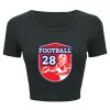 Ladies' Poly-Cotton Crop T-Shirt Thumbnail