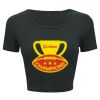 Ladies' Poly-Cotton Crop T-Shirt Thumbnail