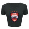 Ladies' Poly-Cotton Crop T-Shirt Thumbnail