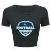 Ladies' Poly-Cotton Crop T-Shirt Thumbnail