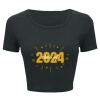Ladies' Poly-Cotton Crop T-Shirt Thumbnail
