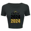 Ladies' Poly-Cotton Crop T-Shirt Thumbnail