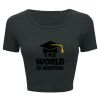 Ladies' Poly-Cotton Crop T-Shirt Thumbnail