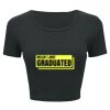 Ladies' Poly-Cotton Crop T-Shirt Thumbnail