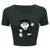 Ladies' Poly-Cotton Crop T-Shirt Thumbnail