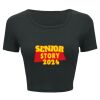 Ladies' Poly-Cotton Crop T-Shirt Thumbnail