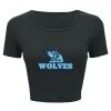 Ladies' Poly-Cotton Crop T-Shirt Thumbnail