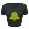 Ladies' Poly-Cotton Crop T-Shirt Thumbnail