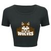 Ladies' Poly-Cotton Crop T-Shirt Thumbnail