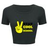 Ladies' Poly-Cotton Crop T-Shirt Thumbnail