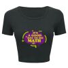 Ladies' Poly-Cotton Crop T-Shirt Thumbnail