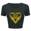 Ladies' Poly-Cotton Crop T-Shirt Thumbnail