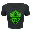 Ladies' Poly-Cotton Crop T-Shirt Thumbnail