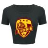 Ladies' Poly-Cotton Crop T-Shirt Thumbnail