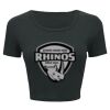 Ladies' Poly-Cotton Crop T-Shirt Thumbnail