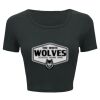 Ladies' Poly-Cotton Crop T-Shirt Thumbnail