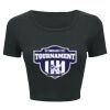 Ladies' Poly-Cotton Crop T-Shirt Thumbnail