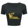 Ladies' Poly-Cotton Crop T-Shirt Thumbnail