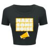 Ladies' Poly-Cotton Crop T-Shirt Thumbnail