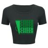 Ladies' Poly-Cotton Crop T-Shirt Thumbnail