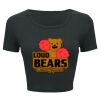 Ladies' Poly-Cotton Crop T-Shirt Thumbnail