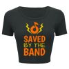 Ladies' Poly-Cotton Crop T-Shirt Thumbnail
