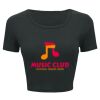 Ladies' Poly-Cotton Crop T-Shirt Thumbnail