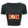 Ladies' Poly-Cotton Crop T-Shirt Thumbnail