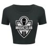 Ladies' Poly-Cotton Crop T-Shirt Thumbnail