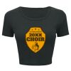 Ladies' Poly-Cotton Crop T-Shirt Thumbnail