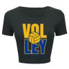 Ladies' Poly-Cotton Crop T-Shirt Thumbnail