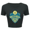 Ladies' Poly-Cotton Crop T-Shirt Thumbnail