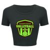 Ladies' Poly-Cotton Crop T-Shirt Thumbnail