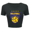 Ladies' Poly-Cotton Crop T-Shirt Thumbnail