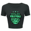 Ladies' Poly-Cotton Crop T-Shirt Thumbnail