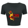 Ladies' Poly-Cotton Crop T-Shirt Thumbnail
