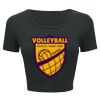 Ladies' Poly-Cotton Crop T-Shirt Thumbnail