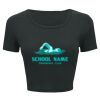 Ladies' Poly-Cotton Crop T-Shirt Thumbnail