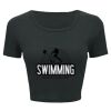 Ladies' Poly-Cotton Crop T-Shirt Thumbnail