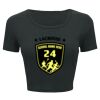 Ladies' Poly-Cotton Crop T-Shirt Thumbnail