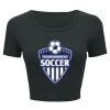 Ladies' Poly-Cotton Crop T-Shirt Thumbnail