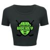 Ladies' Poly-Cotton Crop T-Shirt Thumbnail