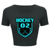 Ladies' Poly-Cotton Crop T-Shirt Thumbnail