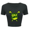 Ladies' Poly-Cotton Crop T-Shirt Thumbnail