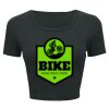 Ladies' Poly-Cotton Crop T-Shirt Thumbnail