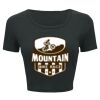 Ladies' Poly-Cotton Crop T-Shirt Thumbnail
