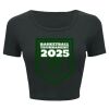 Ladies' Poly-Cotton Crop T-Shirt Thumbnail